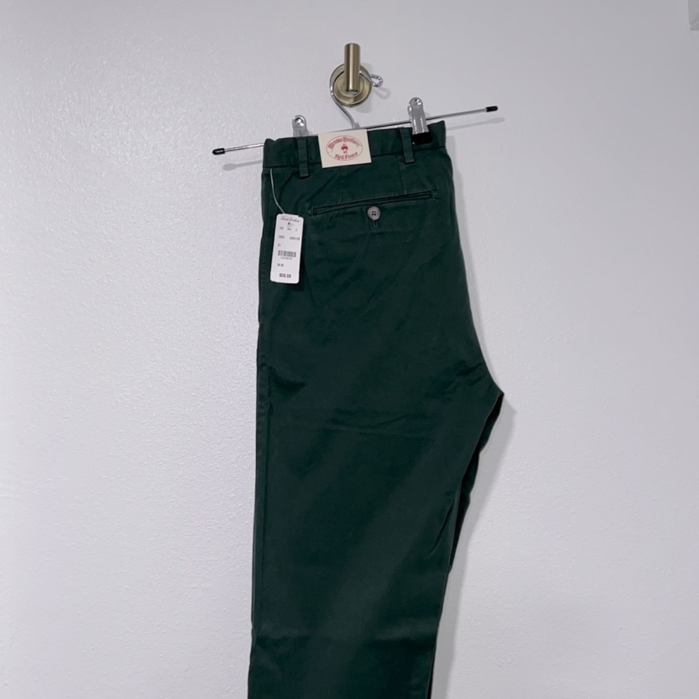 Men’s 32X32 Brooks Brothers Slim Fit Garment Dyed Chinos